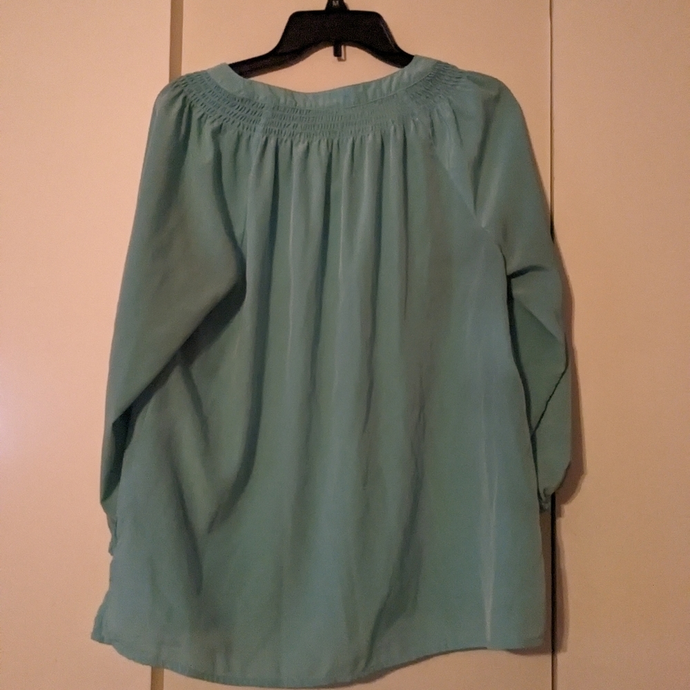 Dana bachman long sleeve blouse size large